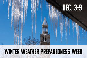 Winter Weather Preparedness Week: Dec. 3-9